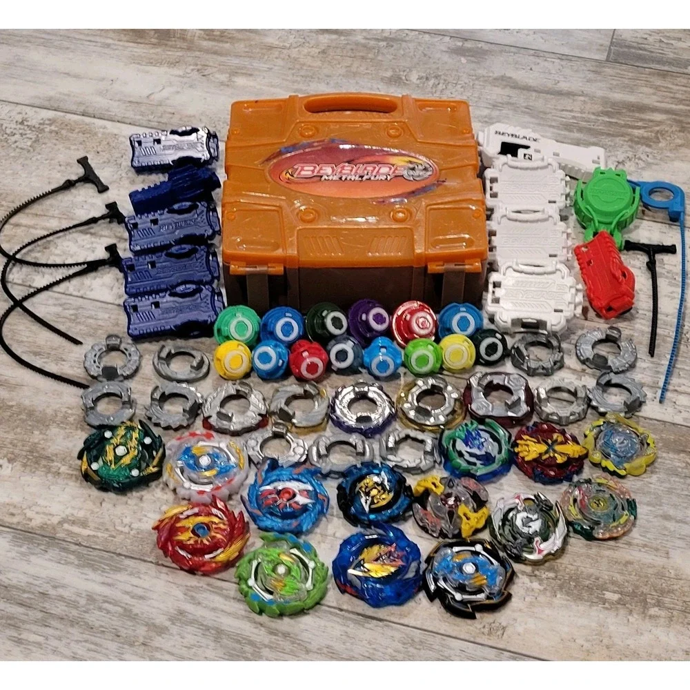 Beyblade Burst Evolution & Turbo Collection - Launchers, Layers, Discs & Case